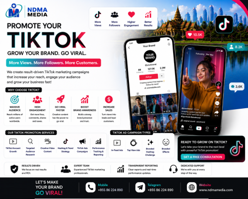 TikTok Marketing Services in Cambodia