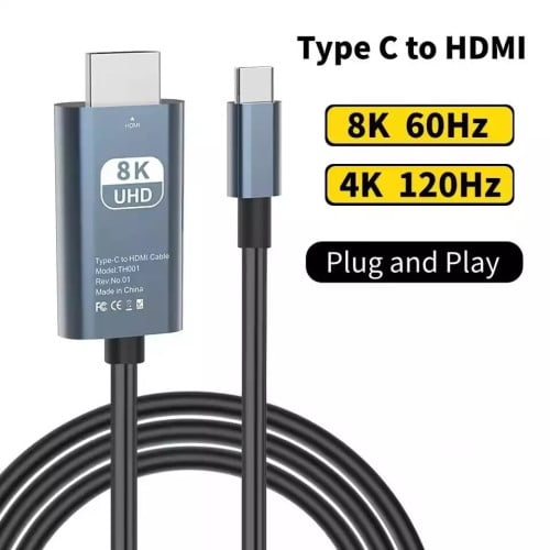 USB-C to HDMI support up to 8K(UHD)