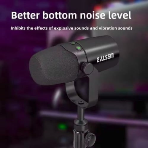 USB/XLR Dynamic Microphone for streaming, podcasting, voiceover