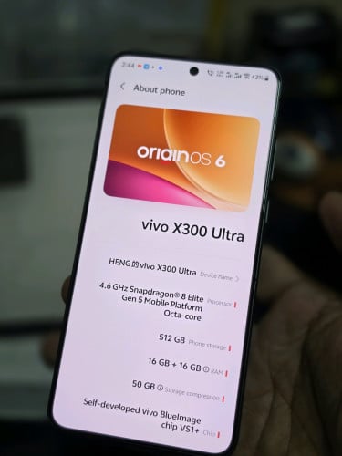 VIVO X300 Ultra 16G/512G 99.999%NEW