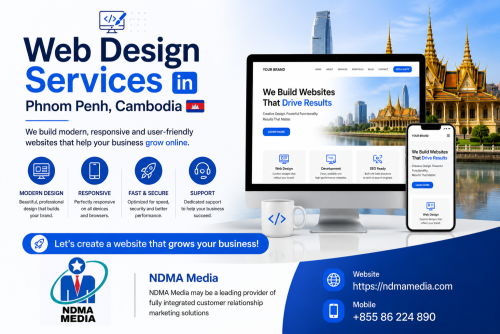 Web Designing Agency Phnom Penh អ្នកជំនាញ សសេរវេបសាយ
