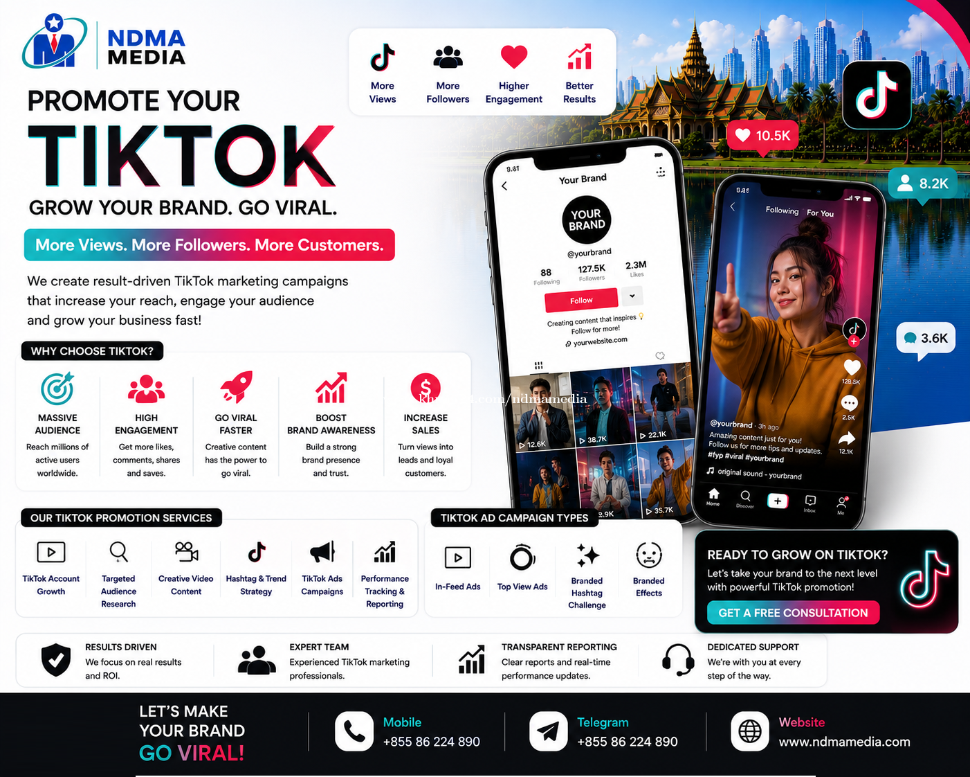 TikTok Marketing Services in Cambodia