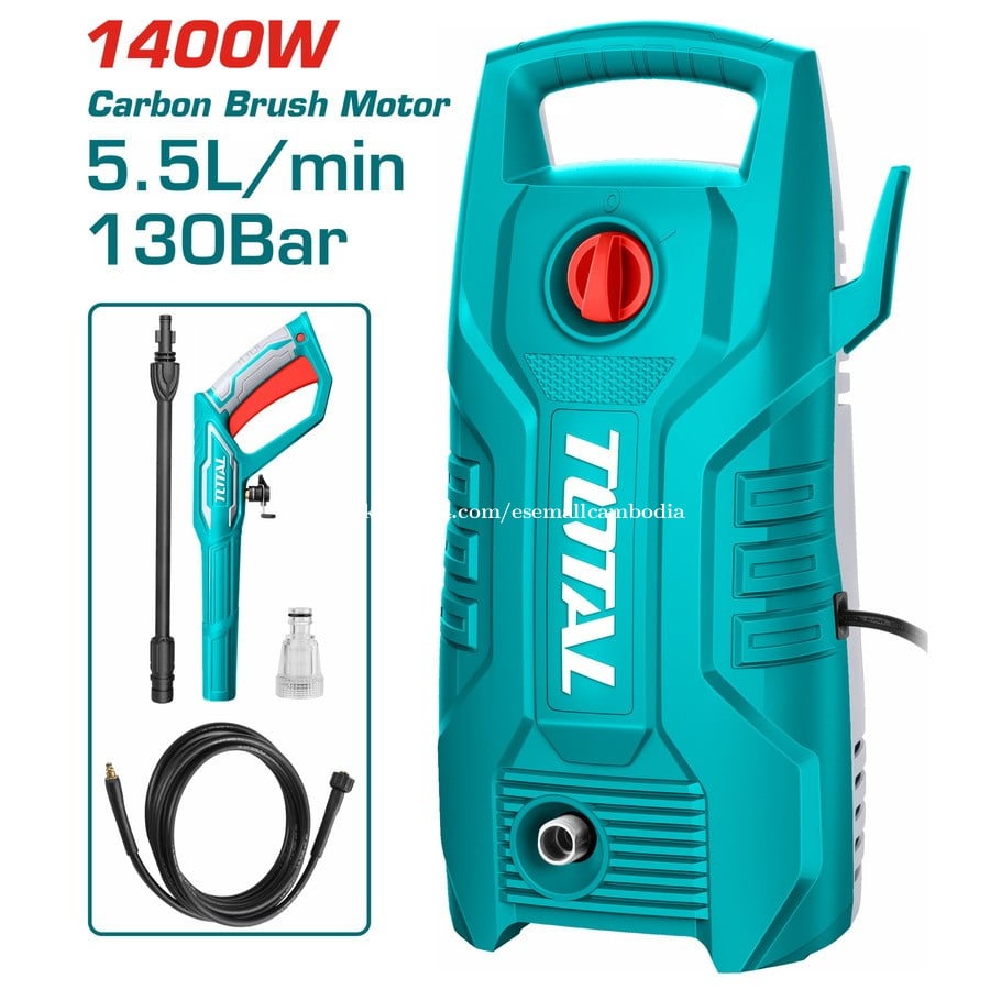 Total 1400W 130Bar High Pressure Washer (TGT11316)
