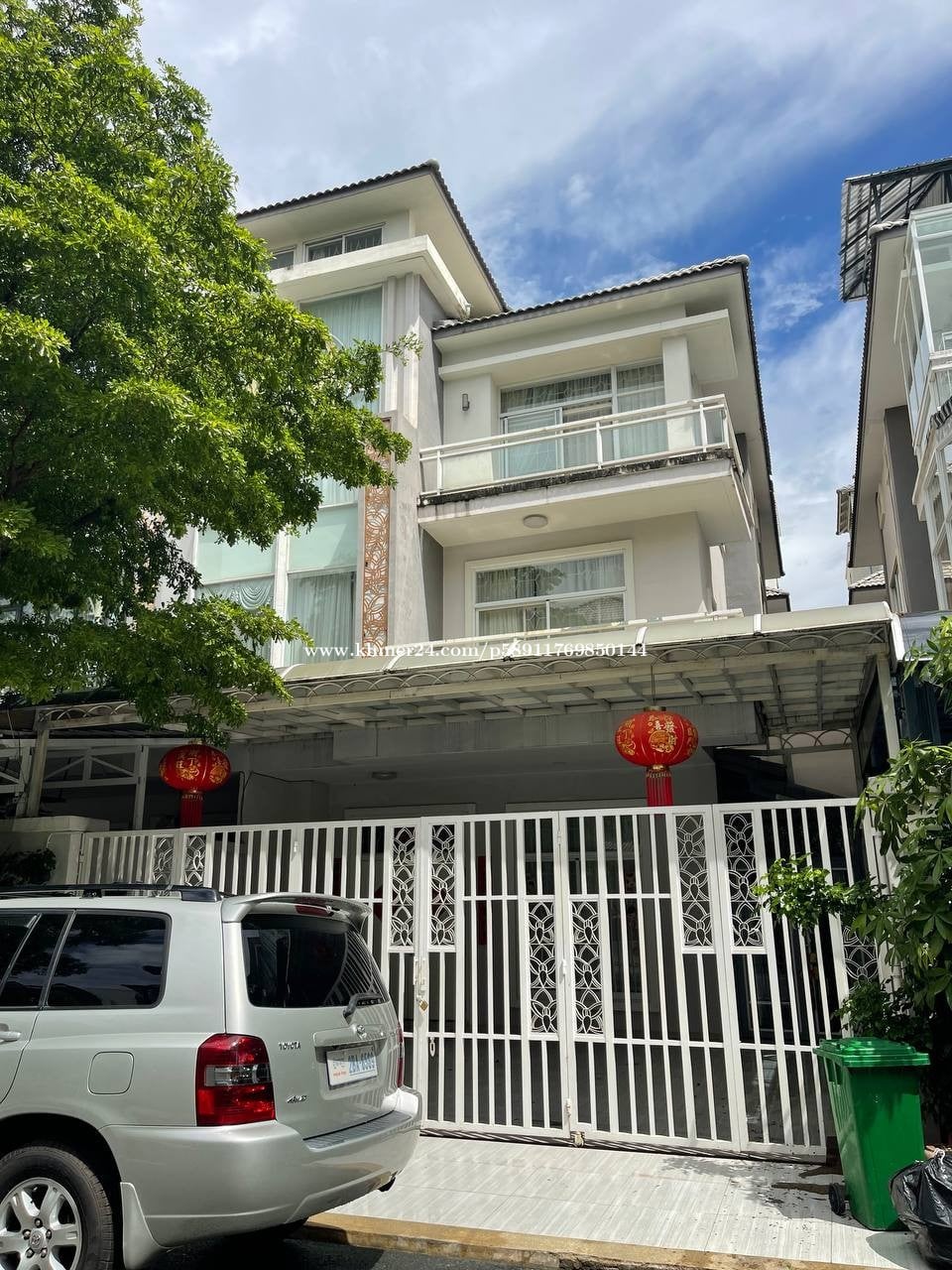 Twin Villa for Rent at Borey Orkidē 2004