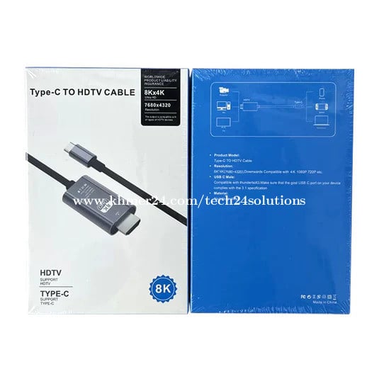 USB-C to HDMI support up to 8K(UHD)