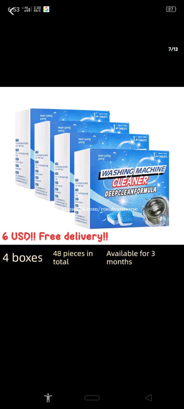 Washing machine CLEANER (4boxes)