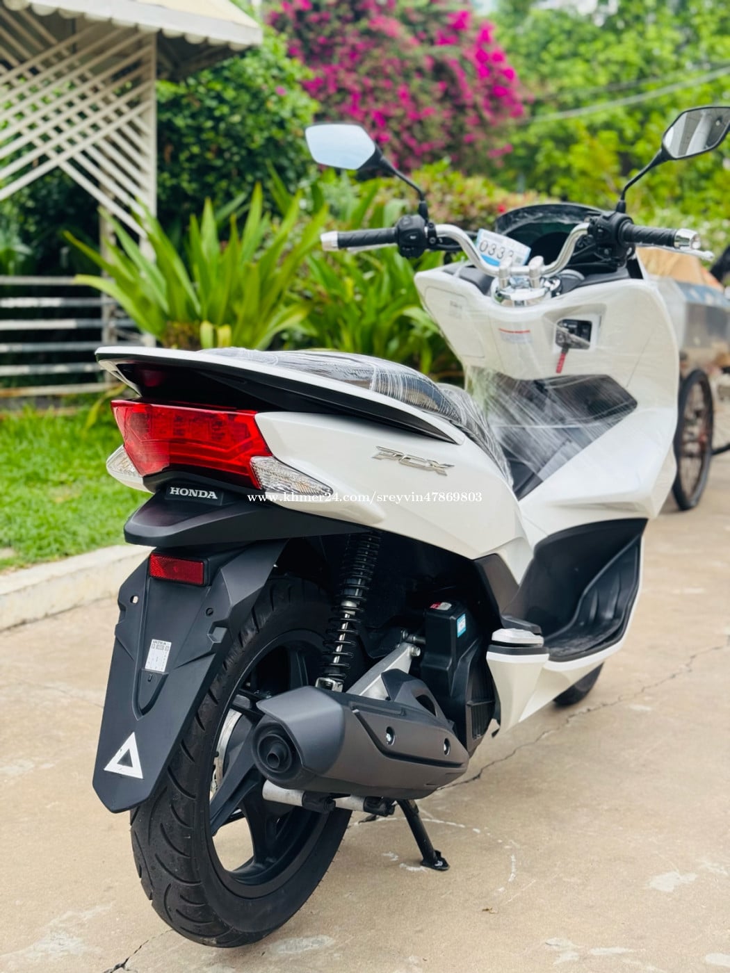 ក្រដាសពន្ធ HONDA PCX 017ជប៉ុនសុទ្ធ100% កម្លាំង125cc ធានាម៉ូតូស្អាតខ្ចីអេម98% តំលៃ1930$ Freeផ្លាកលេខ✅