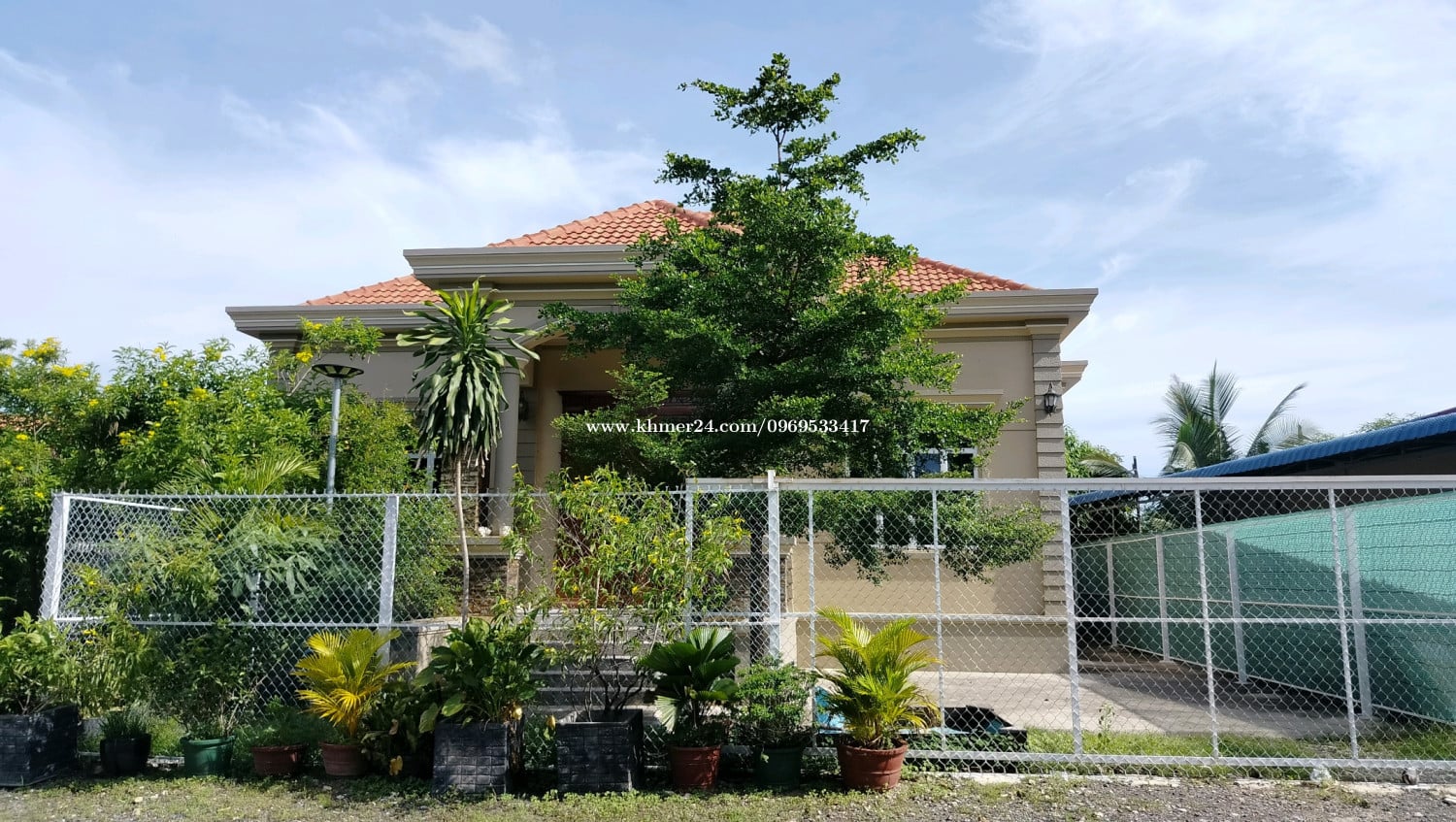 A private villa for rent in Kampot province