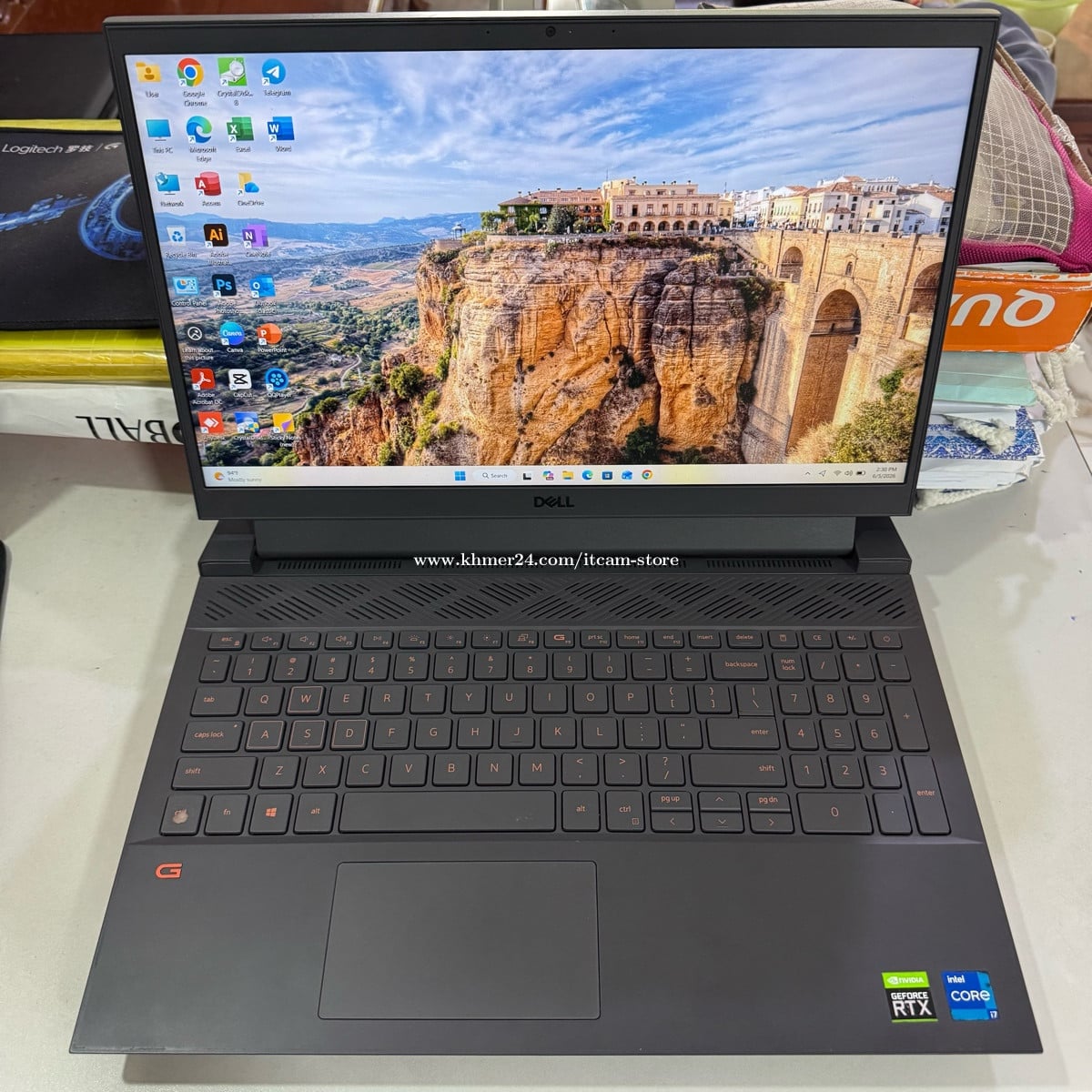 DELL Gaming G15 5511 CPU i7 ជំនាន់ 11th | 16GB DDR4 | 256GB M.2 | RTX3050 4GB មានធានា 3 ខែ