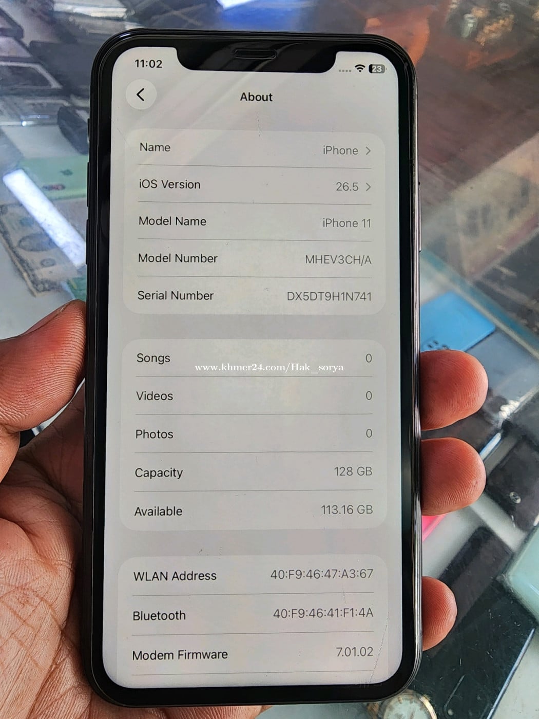 IPHONE 11 128 ស្អាត