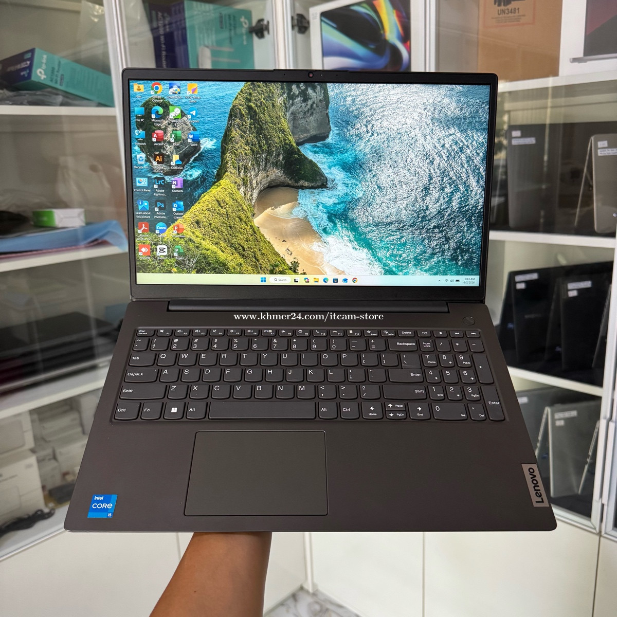 Lenovo V15 G4 2025 CPU i5 ជំនាន់13th | 16GB DDR4 | 512GB M.2 មានធានា 3 ខែ
