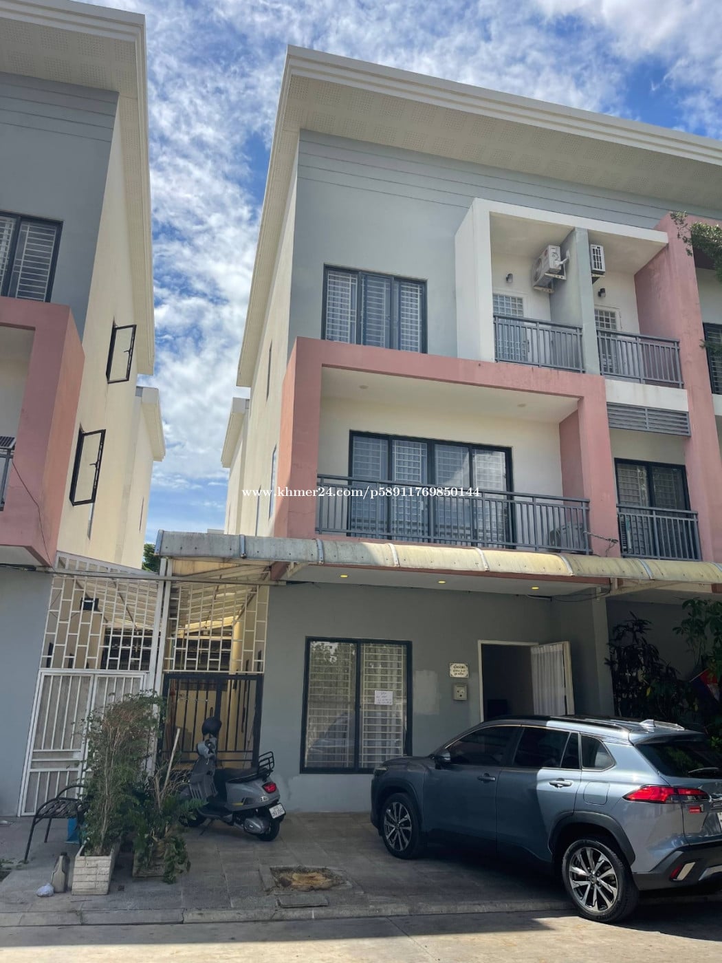 Link House for Rent at Borey Arata, Sen Sok