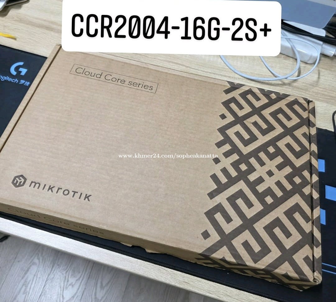 Mikrotik CCR2004-16G-2S លក់clearស្តុក