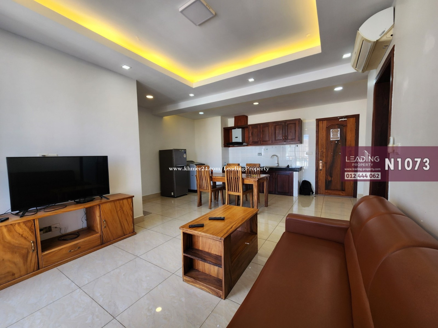 N1073 | Great Serviced Apartment 1 Bedroom For Rent Free Services
