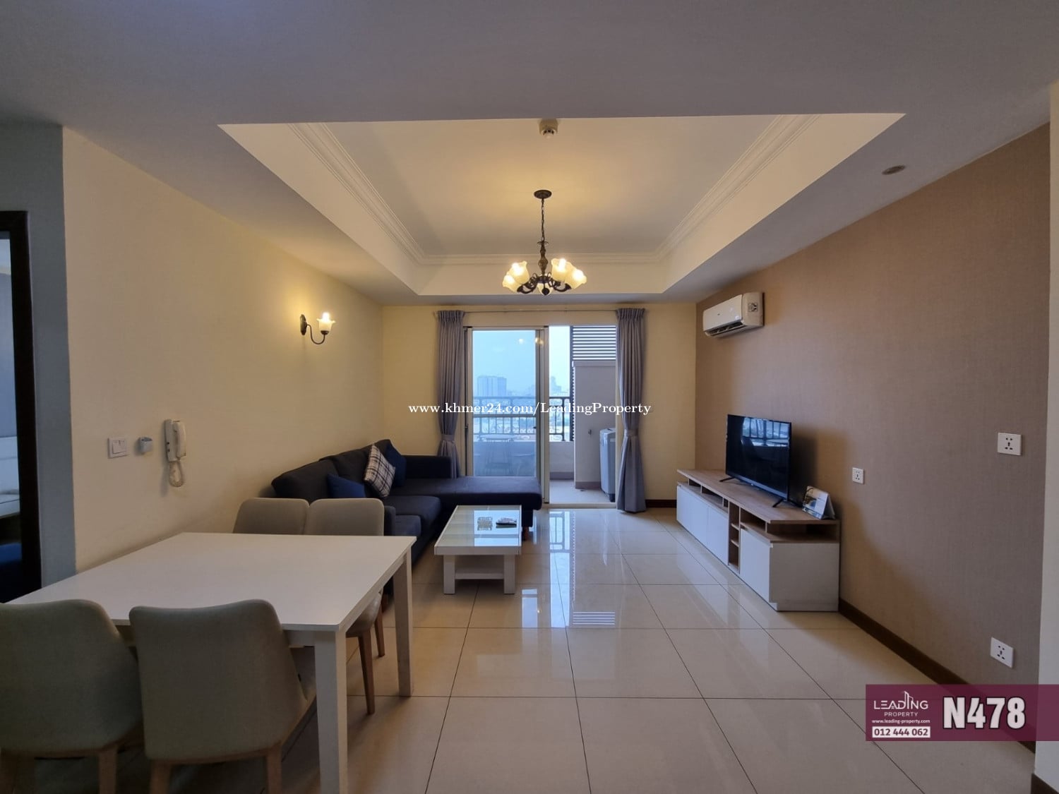 N478 | Bali Resort No.3, Chroy Changva 1 Bedroom Condo For Rent