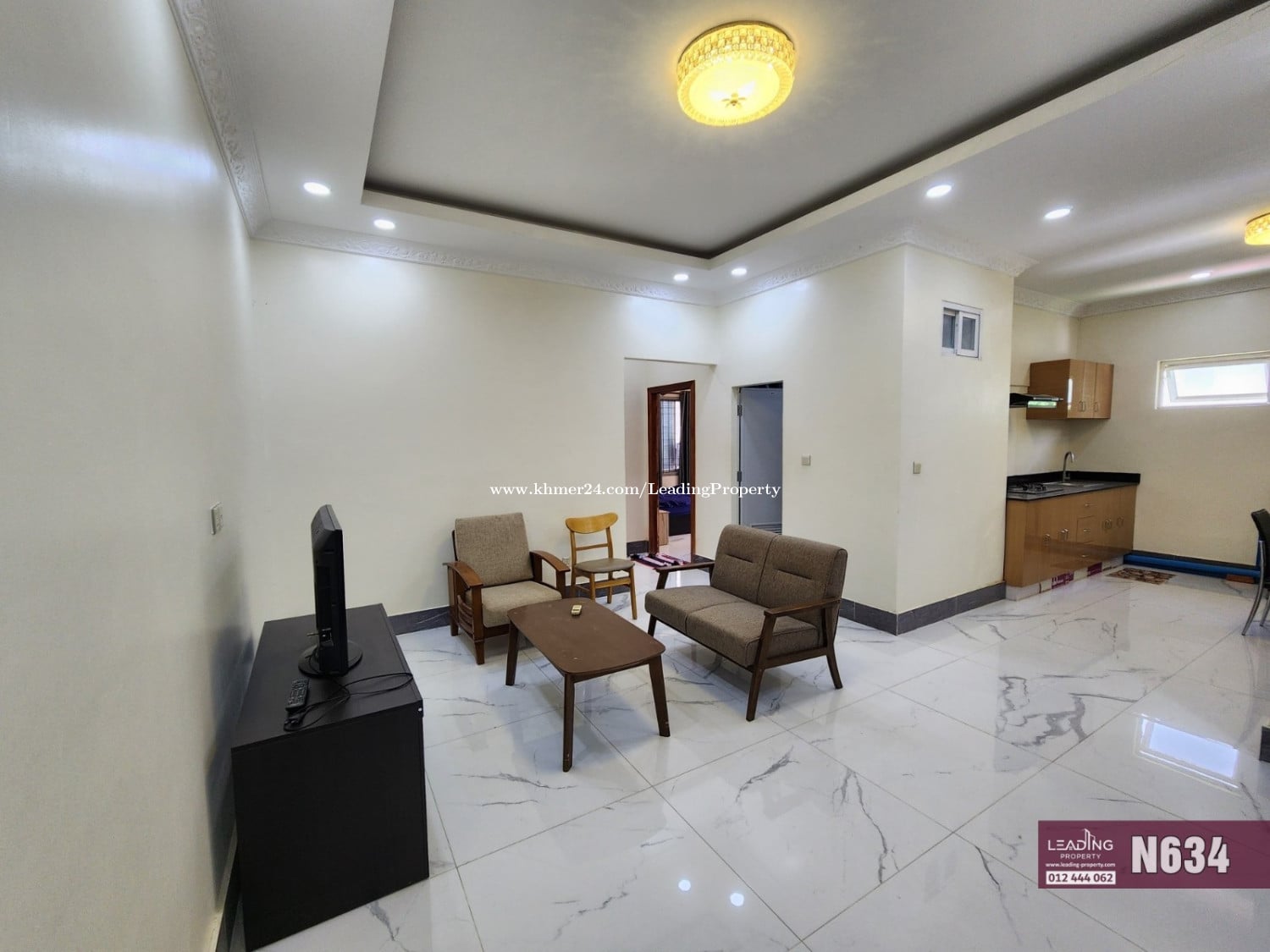 N634 | Furnished 2 Bedrooms Apartment Near Naga World For Rent