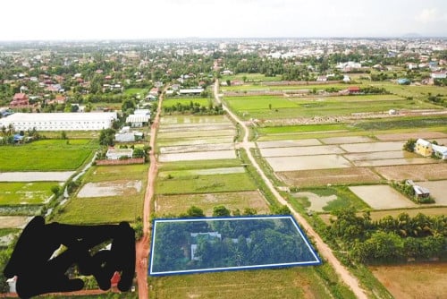 ដីលក់នៅក្បែរផ្សារក្រោមសៀមរាប
