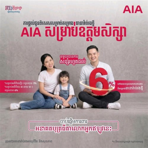 អនាគតកូនៗ របស់លោកអ្នកត្រូវបានធានា