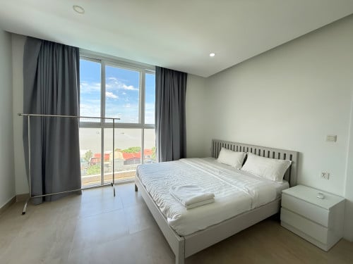 𝐅𝐨𝐫 𝐑𝐞𝐧𝐭: 1BR Apartment – Mekong View Tower 3, Chroy Changva