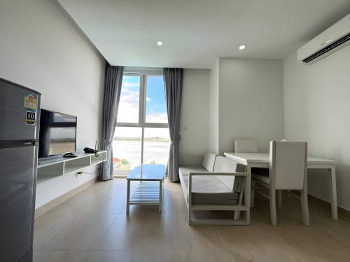𝐅𝐨𝐫 𝐑𝐞𝐧𝐭: 1BR Apartment – Mekong View Tower 3, Chroy Changva