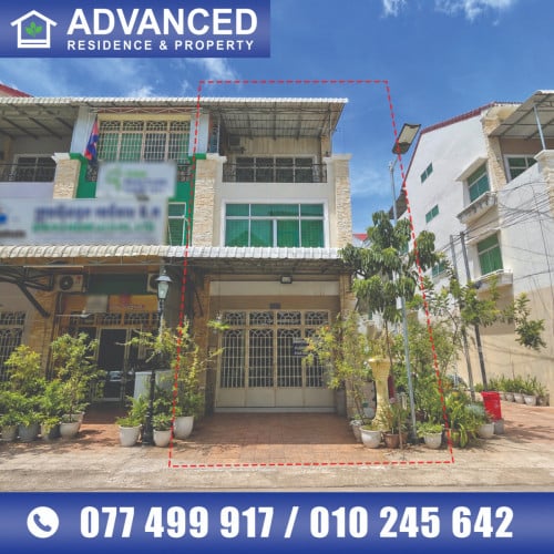  ផ្ទះល្វែង (កែង) ក្នុងបុរី ជ័យជំនះ (ជិតស្តុបលូប្រាំ) ត្រូវការលក់បន្ទាន់ខ្លាំង ​ (កូដ: A05-059869)