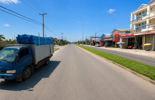ដីកែងលក់តម្លៃពិសេសលើផ្លូវហាណូយ | Corner Land For Sale On Phnom Penh Hanoi Blvd