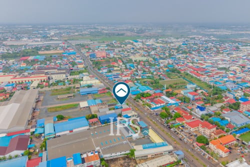 #FORSALE​ ដីពាណិជ្ជកម្មស្ថិតនៅជាប់ផ្លូវជាតិទំហំ 852 ម៉ែត្រការេ -​📍ដង្កោ,​ ភ្នំពេញ