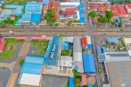 #FORSALE​ ដីពាណិជ្ជកម្មស្ថិតនៅជាប់ផ្លូវជាតិទំហំ 852 ម៉ែត្រការេ -​📍ដង្កោ,​ ភ្នំពេញ