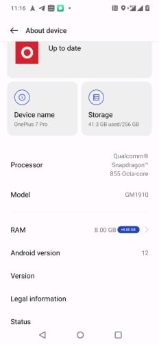 លក់ទូរស័ព្ទ OnePlus 7pro
