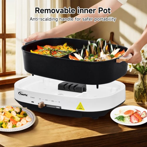 ๐๐ฒ๐ฅ๐ฅ Steamboat & Multi Cooker, Hot pot 4.5L with YuanYang Pot