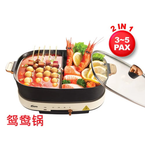 ๐๐ฒ๐ฅ๐ฅ Steamboat & Multi Cooker, Hot pot 4.5L with YuanYang Pot