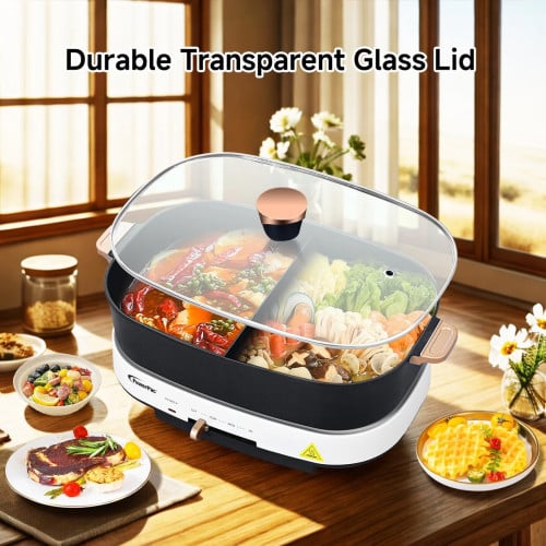 🍜🍲🥘🔥 Steamboat & Multi Cooker, Hot pot 4.5L with YuanYang Pot