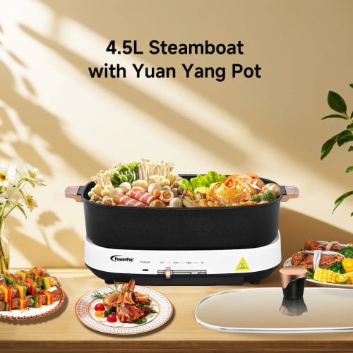 ๐๐ฒ๐ฅ๐ฅ Steamboat & Multi Cooker, Hot pot 4.5L with YuanYang Pot
