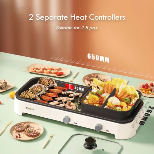 ๐ฒ๐ฅ 2-in-1 YuanYang Steamboat & BBQ Grill