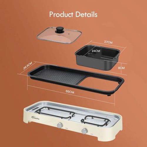 ๐ฒ๐ฅ 2-in-1 YuanYang Steamboat & BBQ Grill