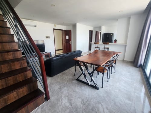 ๐ข Condo For Rent 4 bedroom penthouse ๐ฒ Price: $1,300/month ๐ Location: Chroy Changva