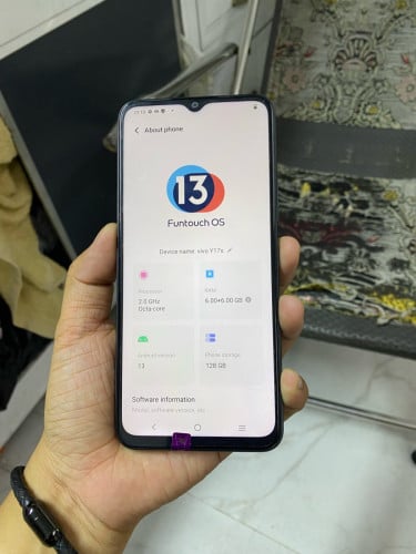 លក់Vivo y17s 128 6g ក្រុមហ៊ុនស្អាត់99% 7x$ 069373237