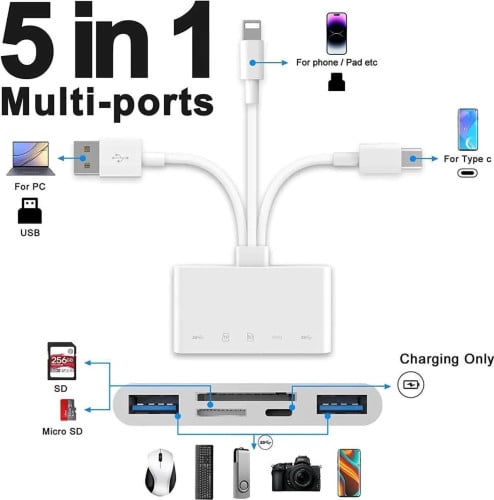 5 in 1 Card Reader