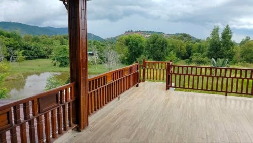 A private villa with pool for rent in Kampot
