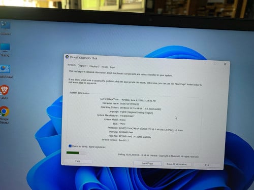 CPU i7 10th ram16G តំលៃ345$