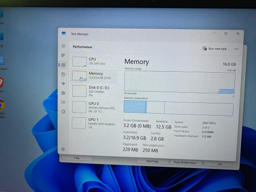 CPU i7 10th ram16G តំលៃ345$