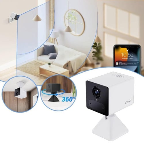 EZVIZ 4G Smart Home Battery Camera CS-CB2-R105-1K3F4GA-WH (IN STOCK ) មានការធានា1ឆ្នាំពេញ 📩