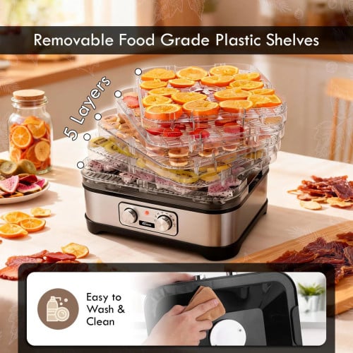 Food Dehydrator, Electric Food Dryer Machine for Home Commercial Multi Tier