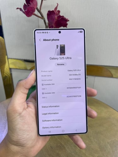 Galaxy S25 ultra ក្រុមហ៊ុន sim2 99% 890$