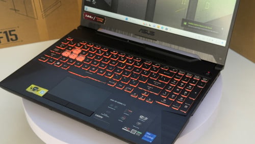Gaming 1ទឹកស្អាតដូចថ្មី ✔️មាន Box 📦 1Set✔️❤️🔥Asus Tuf F15 FX506H 💜