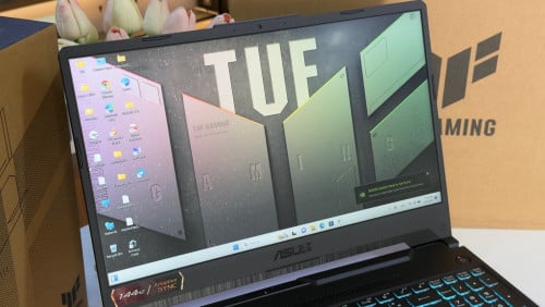 Gaming 1ទឹកស្អាតដូចថ្មី ✔️មាន Box 📦 1Set✔️❤️🔥Asus Tuf F15 FX506H 💜