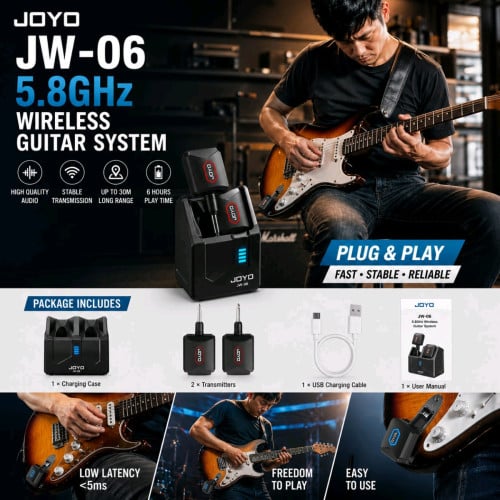 Guitar Wireless 5.8GHz JOYO JW-06