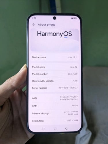 Huawei Nova 12 CH version 4.2 Playstore ស៊ីន