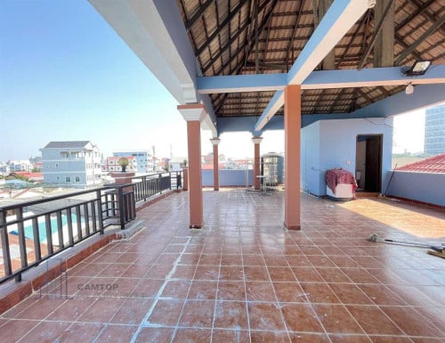 Huge Terrace 3 Bedroom Apartment For Rent In Chba Ampov Area
