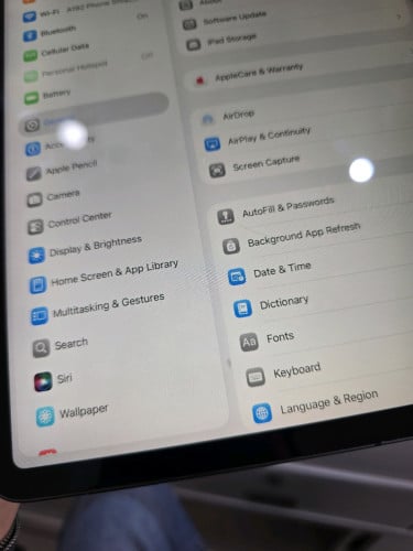 iPad Pro 2020 11" 128GB Sim បែកកញ្ចក់